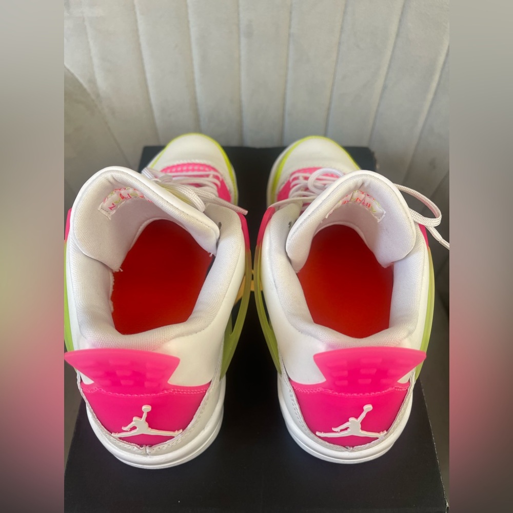 JORDAN 4 RETRO WHITE LEMON PINK - Picture 5 of 12